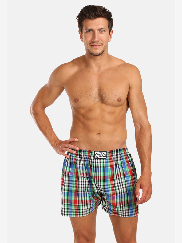 Styx Pánské trenky Styx klasická guma vícebarevné