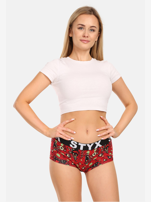 Styx Dámské kalhotky Styx art s nohavičkou zombie
