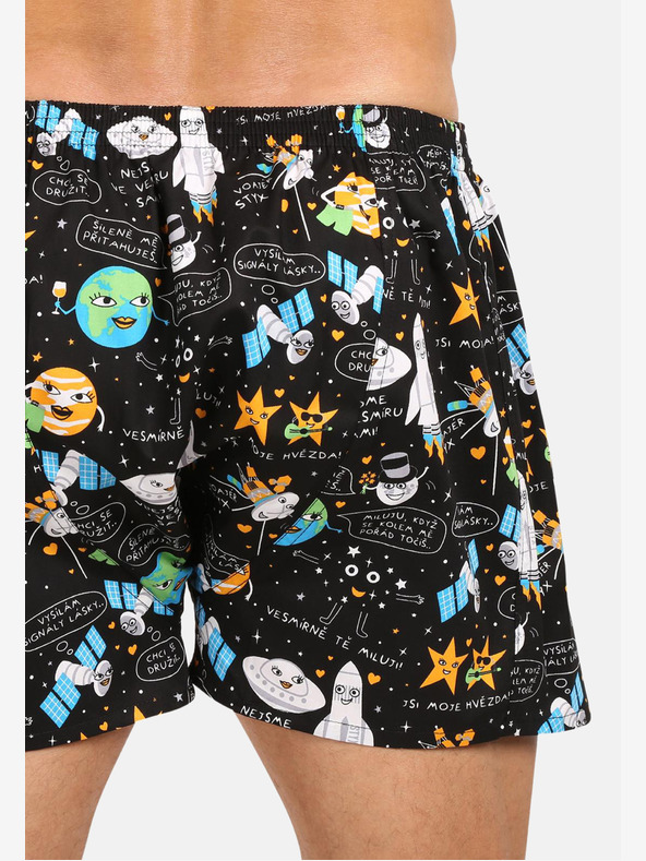 Styx Pánské trenky Styx art klasická guma vesmír
