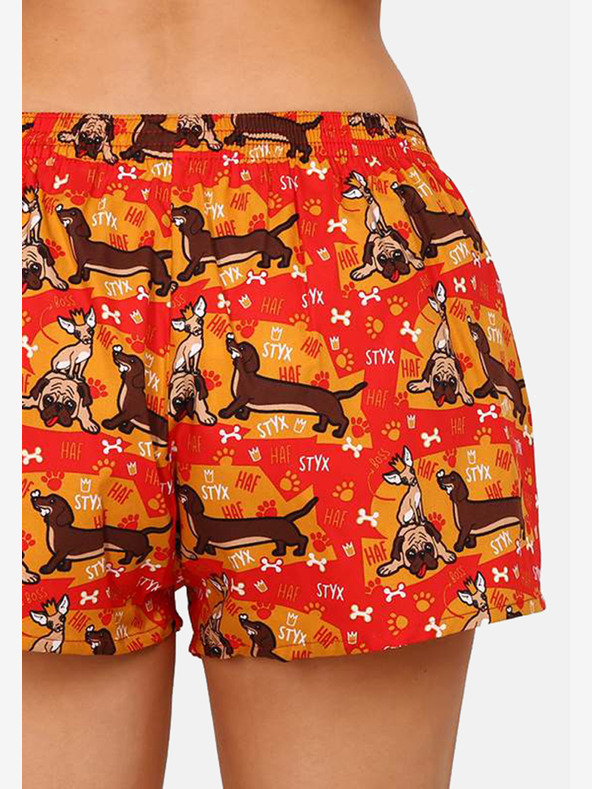 Styx Dámské trenky Styx art klasická guma pejsci