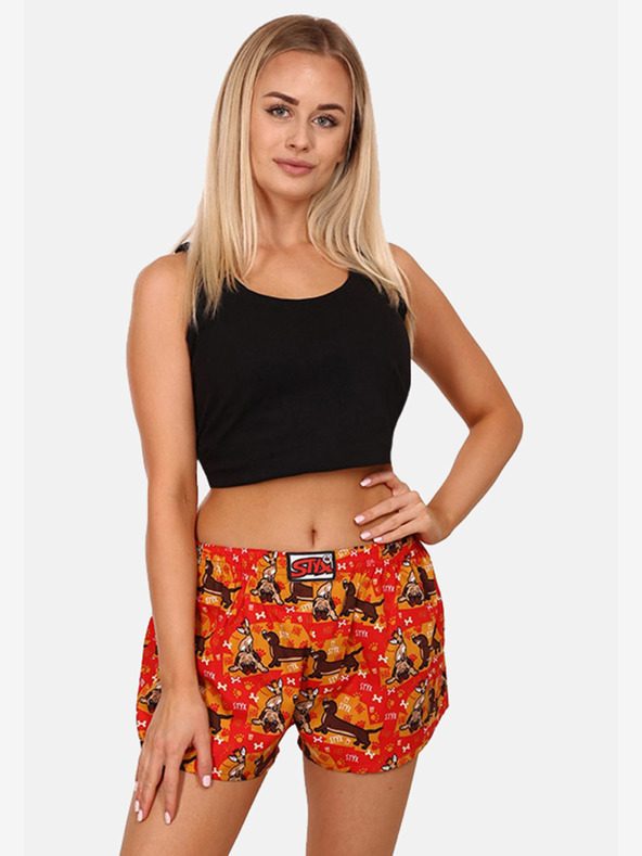 Styx Dámské trenky Styx art klasická guma pejsci