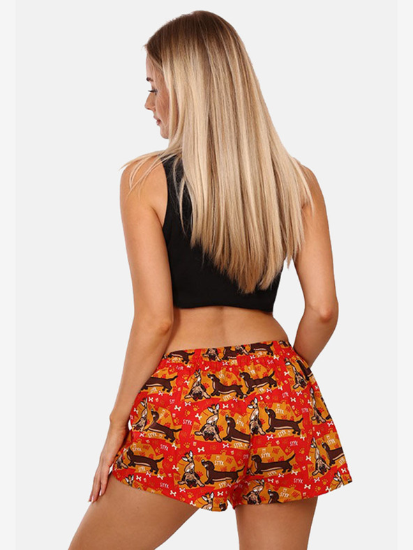 Styx Dámské trenky Styx art klasická guma pejsci