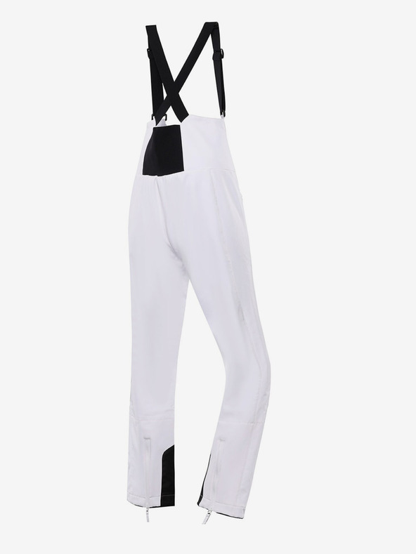 ALPINE PRO Dámské lyžařské softshellové kalhoty s membránou ALPINE PRO GERANA white