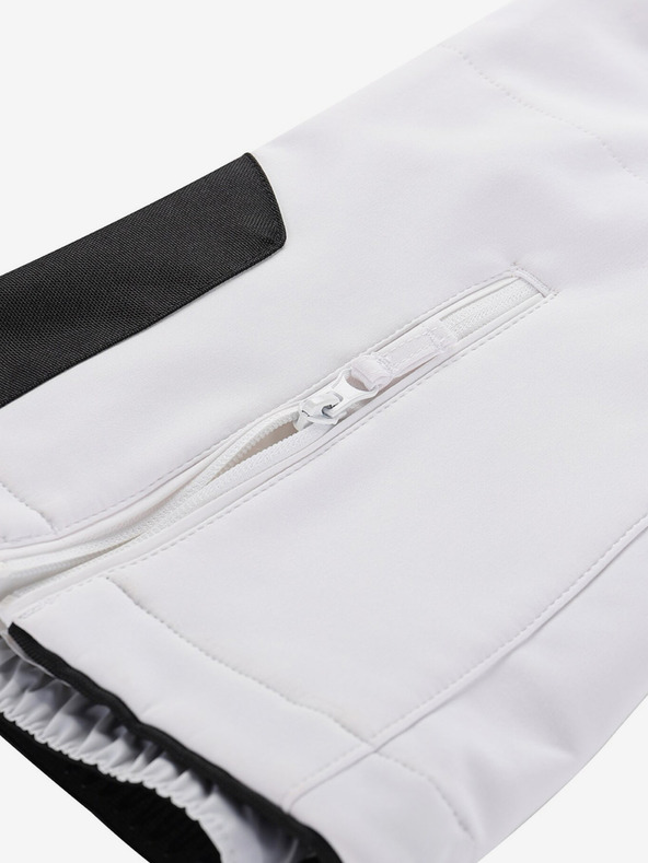 ALPINE PRO Dámské lyžařské softshellové kalhoty s membránou ALPINE PRO GERANA white