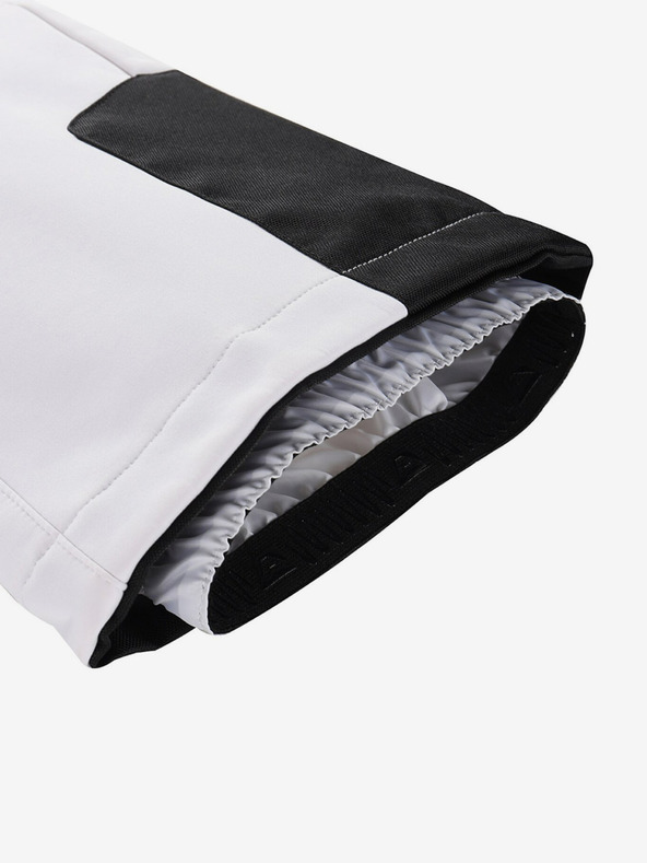 ALPINE PRO Dámské lyžařské softshellové kalhoty s membránou ALPINE PRO GERANA white