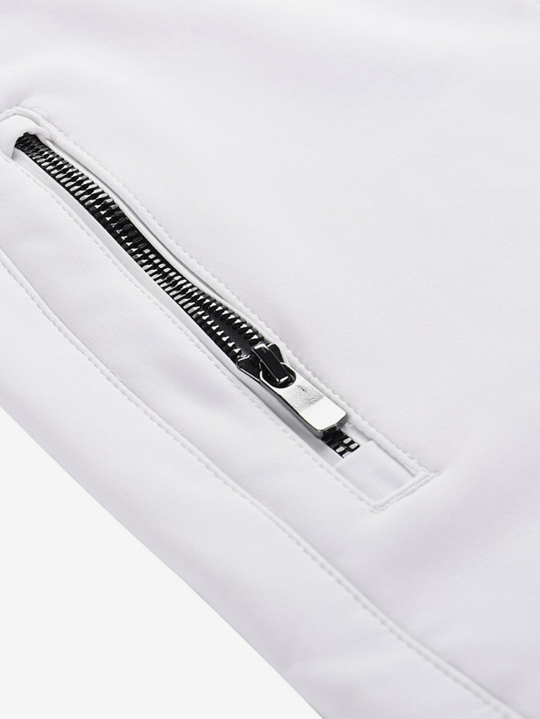 ALPINE PRO Dámské lyžařské softshellové kalhoty s membránou ALPINE PRO GERANA white