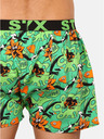 Styx Zelené pánské květované trenýrky Styx