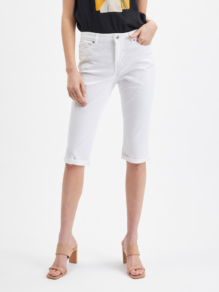 Orsay Bílé tříčtvrteční džíny ORSAY