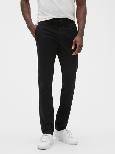 GAP Kalhoty essential khaki skinny fit GapFlex GAP