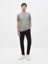 Celio Šedé pánské basic tričko Celio Neunir