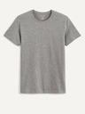 Celio Šedé pánské basic tričko Celio Neunir