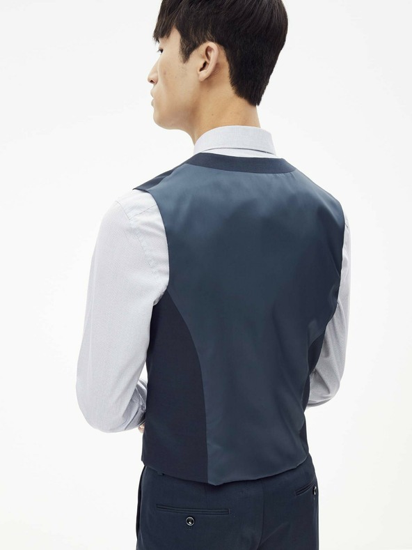 Celio Tmavě modrá obleková vesta Celio Rugidiam