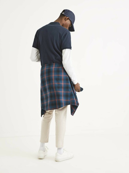 Celio Tmavě modré pánské polo tričko Celio