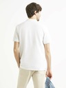 Celio Bílé pánské polo tričko Celio