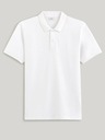 Celio Bílé pánské polo tričko Celio