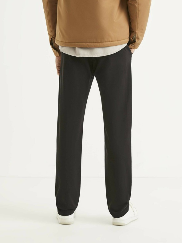 Celio Černé pánské kalhoty Celio