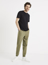 Celio Černé basic triko Celio Tebase