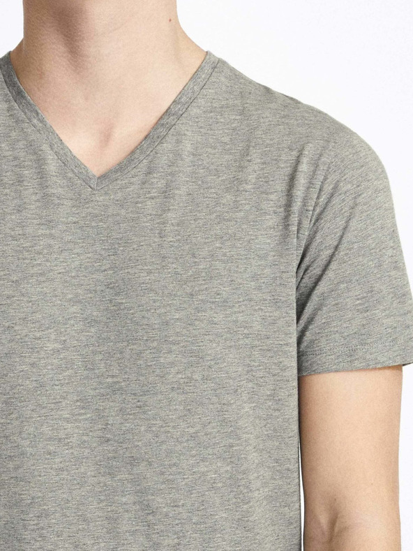 Celio Šedé pánské basic tričko Celio Neuniv