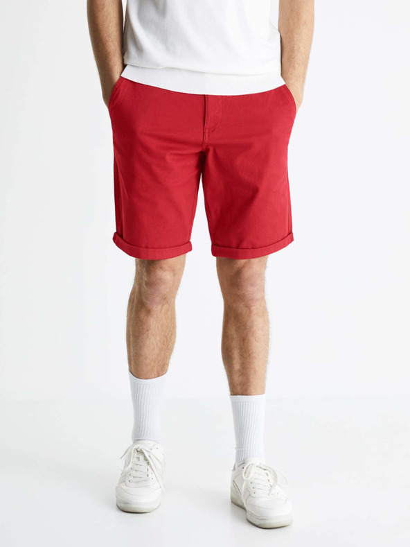Celio Bavlněné chino kraťasy Bochinobm Celio