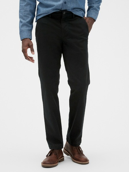 GAP Kalhoty essential khaki straight fit GapFlex GAP