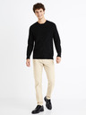 Celio Béžové pánské chino kalhoty Celio Tocharles