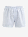 Celio Modro-bílé pánské pruhované trenýrky Celio Dibistripe