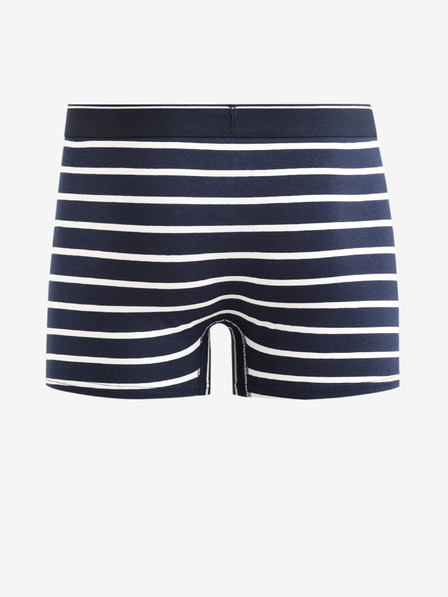 Celio Tmavě modré pánské pruhované boxerky Celio Mitch