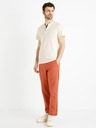 Celio Krémové pánské basic tričko Celio Cegeti