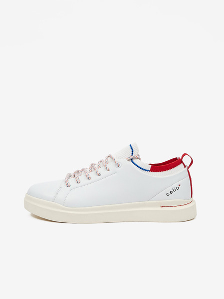Celio Bílé pánské tenisky Celio