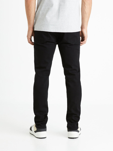 Celio Černé pánské slim fit džíny Celio Foslim