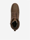 Celio Hnědé pánské kotníkové zimní boty Celio
