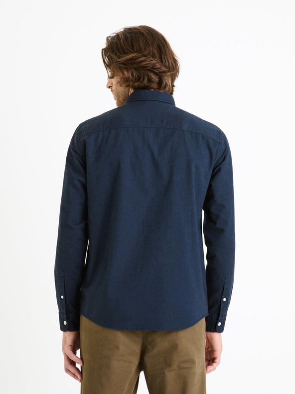 Celio Tmavě modrá pánská košile Celio Daxford