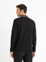 Celio Černé pánské basic polo tričko Celio Decolml