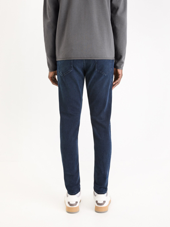 Celio Tmavě modré skinny fit džíny Celio Foskinny