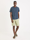 Celio Tmavě modré pánské basic tričko Celio Gebaser
