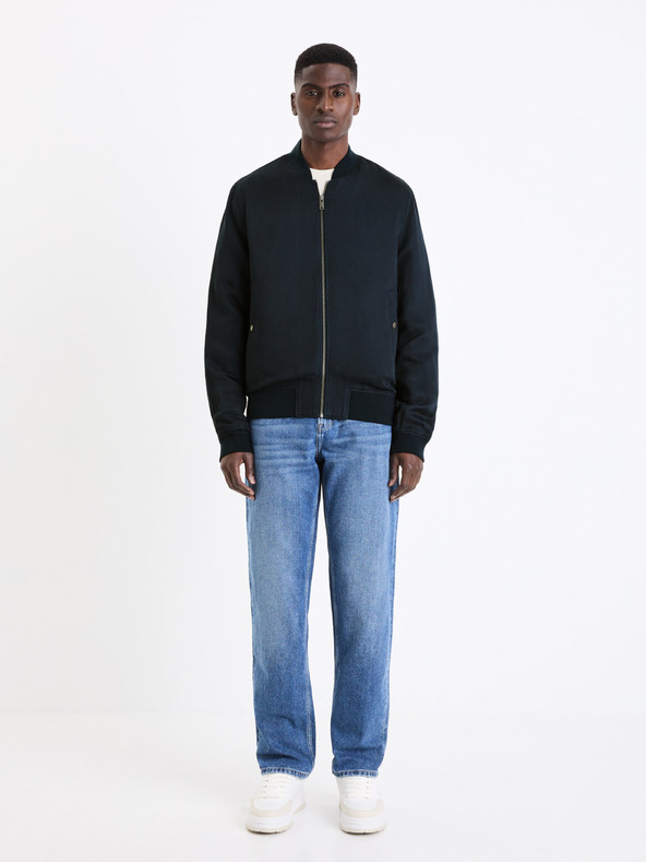 Celio Tmavě modrý pánský bomber Celio Dulino