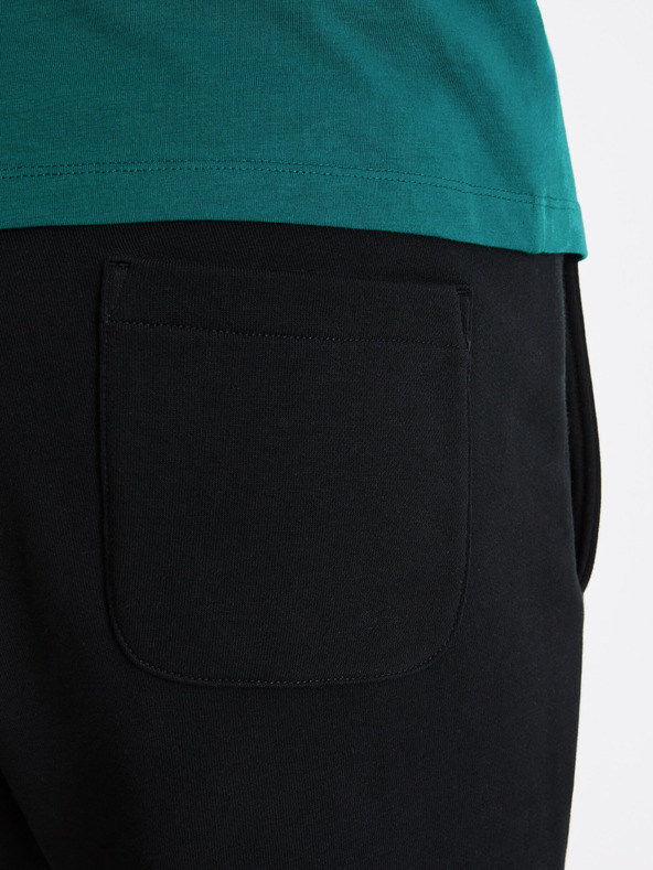 Celio Černé pánské teplákové kraťasy Celio Goshort