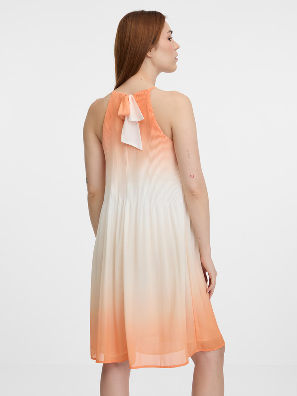 Orsay Oranžové dámské šaty ke kolenům ORSAY