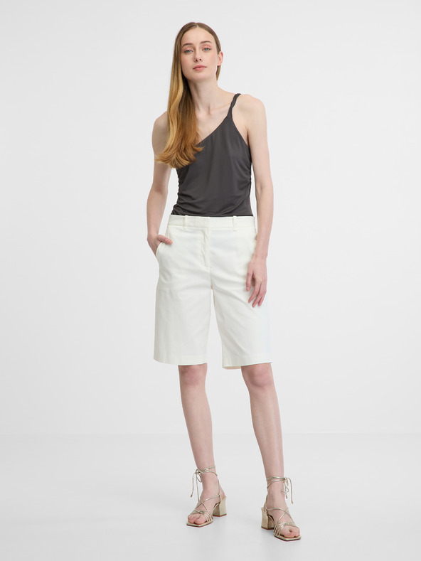 Orsay Bílé dámské kraťasy ORSAY