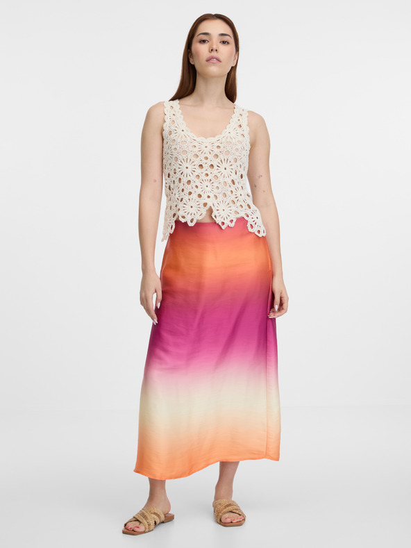 Orsay Krémový dámský háčkovaný top ORSAY