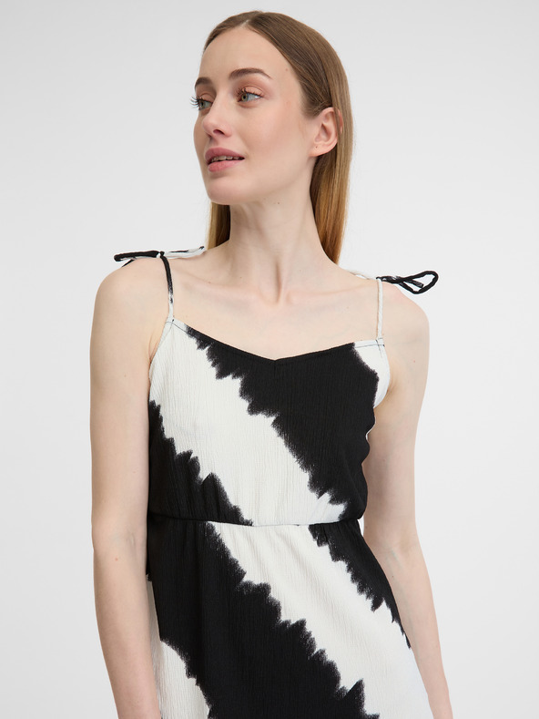 Orsay Černo-bílé dámské šaty ORSAY