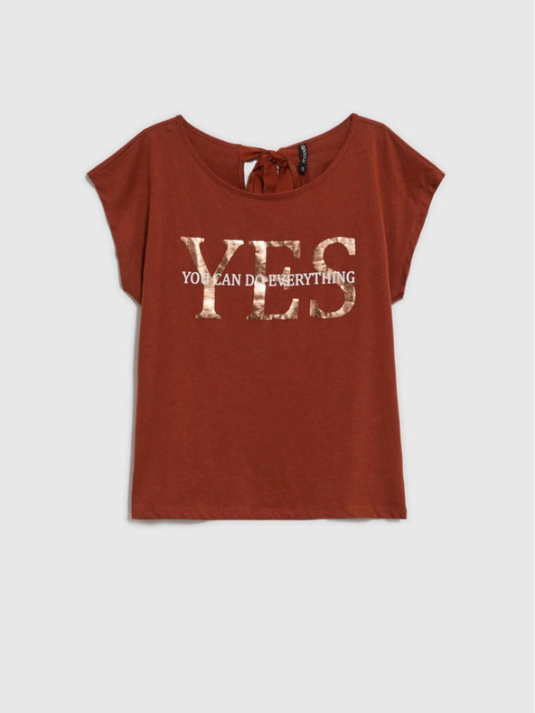 Moodo Dámské triko s nápisem Moodo