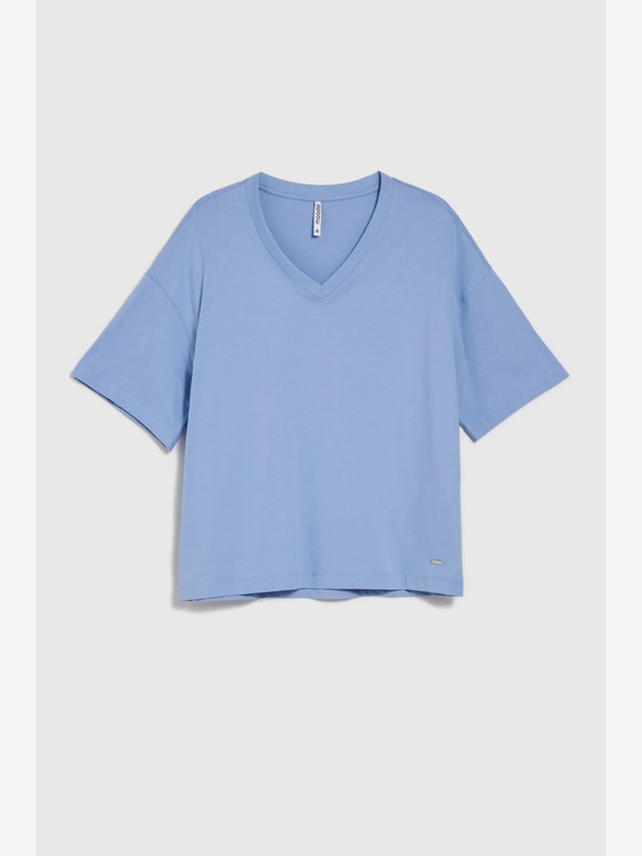 Moodo Světle modré dámské tričko Moodo