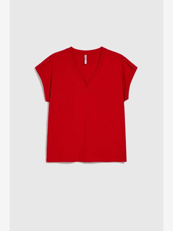 Moodo Červené dámské tričko Moodo