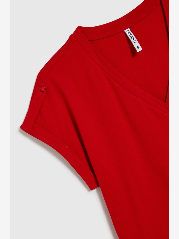 Moodo Červené dámské tričko Moodo