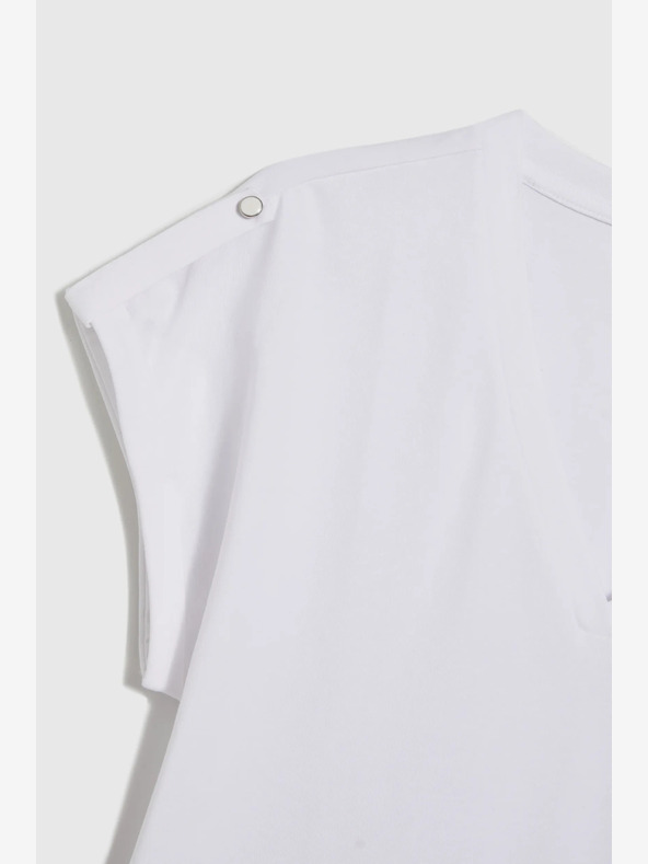 Moodo Bílé dámské tričko Moodo