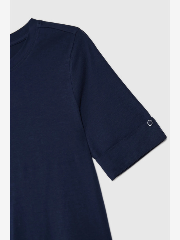 Moodo Tmavě modré dámské tričko Moodo