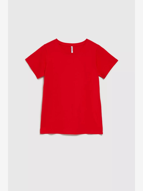 Moodo Červené tričko s krátkým rukávem Moodo