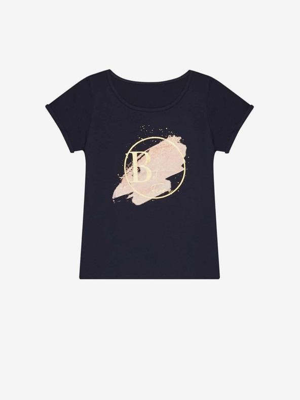 Moodo Tmavě modré dámské tričko Moodo