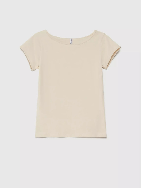 Moodo Béžové dámské tričko Moodo